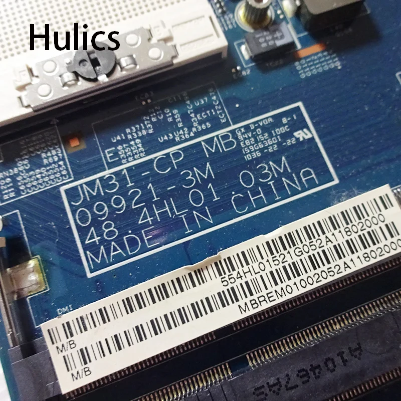 Hulics Original JM31-CP MB 09921-3M 48.4HL01.03M MBPV101001 For acer aspire 3820T 3820TG 3820 laptop motherboard HM55