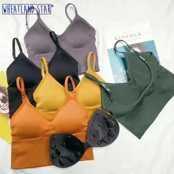 

Ensemble Lingerie Femme Sexy Wirefree Camisoles for Women Removable Cup Intimate Underwear Women Lingerie Underwear & Sleepwears