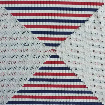 

Knitting Stripe Crepe Lace Jacquard Novelty Fabric for Garment Dress Swimsuit Bikini Sewing