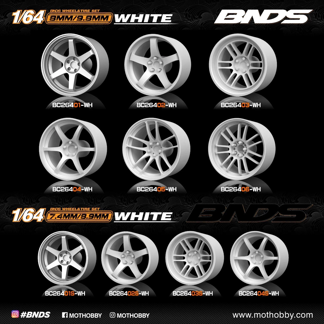 1:64 BNDS конкурентные колеса и шины TE37/Advan GT/RPF1/Advan RG/kiесть/RE30 8 мм 9 для 1/64 моделей