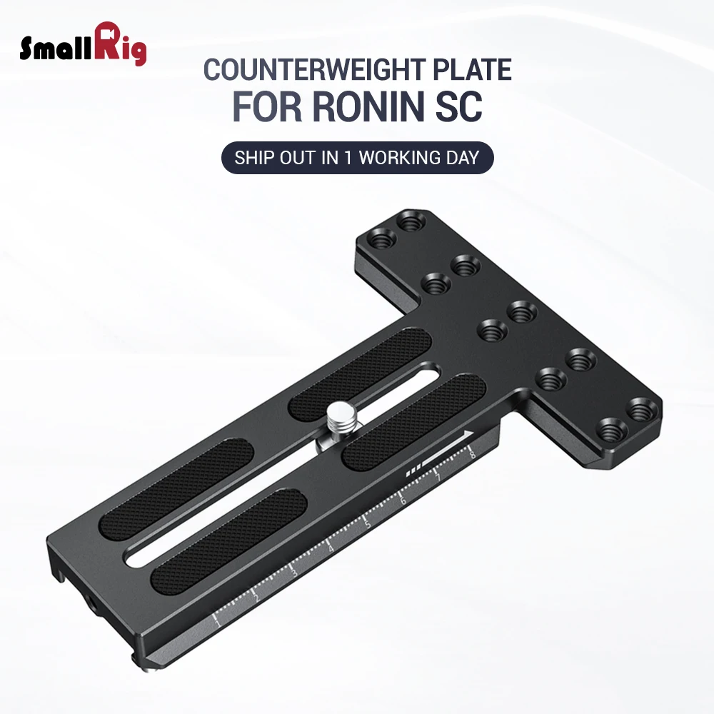 Cena SmallRig DSLR uchwyt do kamery ze stabilizatorem Ronin SC płyta przeciwwaga płyta montażowa do stabilizatora DJI ronin sc fr regulacja balansu wideo 2420