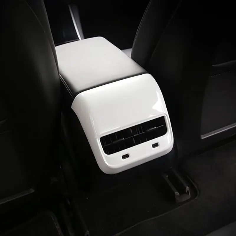 Для Tesla Model 3 2018 2019 Автомобильная задняя крышка с вентиляционными отверстиями 4