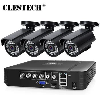 

HD 4CH 8ch 1080N 5in1 AHD DVR Kit CCTV System 1TB 2TB HDD 1080P AHD waterproof/bullet Camera 2MP P2P Security Surveillance Set