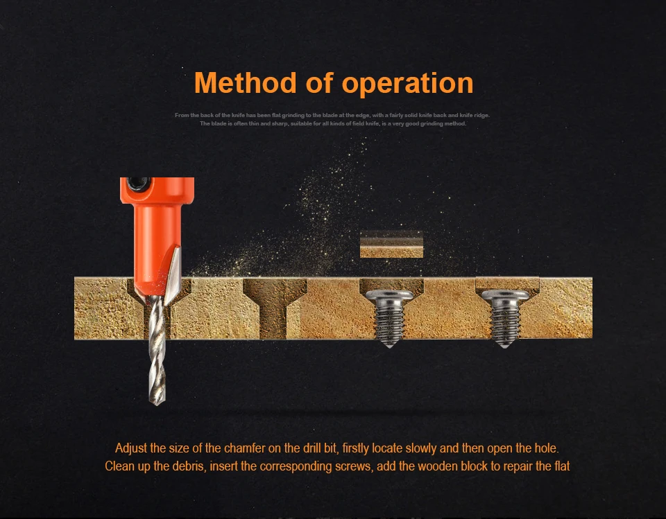 Woodworking Countersunk Drill Image 7