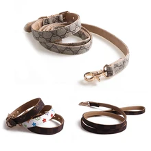 Collier de chien de compagnie laisse ensemble réglage extérieur marche laisse collier ensemble pour petit moyen grand chien formation marche fournitures pour animaux de compagnie(China)