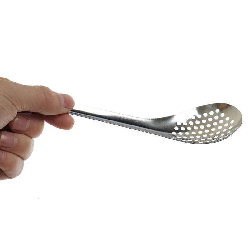 

Small Skimming Spoon for Kids Montessori Basic Skill Practical Materials Stainless Steel Skimmer Children Kitchen Utensils