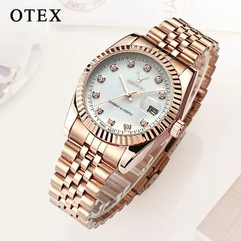 

Luxury men's / women's watch stainless steel automatic date quartz watch non-mechanical classic watch waterproof clock Relogio