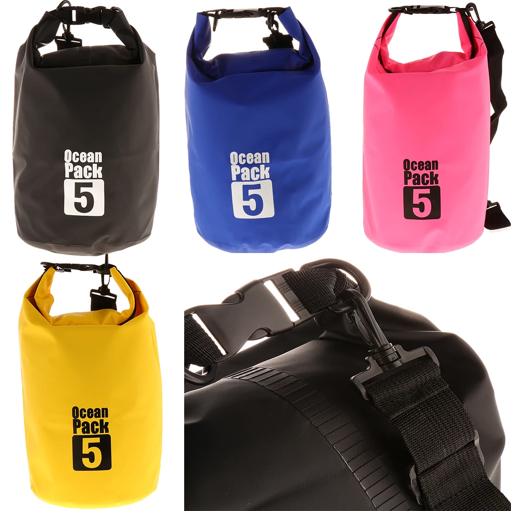 Large Ocean Dry Bag Case Waterproof Dry Sack Bucket Backpack for Drifting Kayaking Camping Hiking Waterproof Dry Bags Backpack