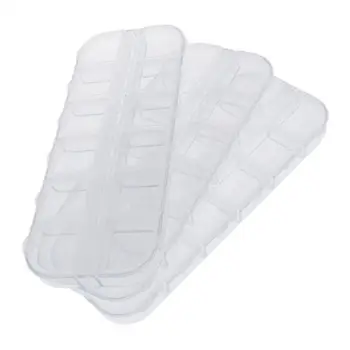

3 Pieces 12 Grids Organizer Beads Pin Pill Small Item Box Mini Craft Case