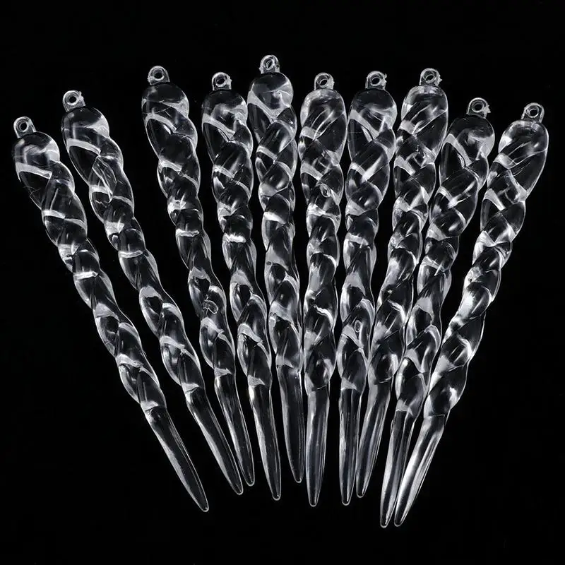 

30pcs Acrylic Icicles Crystal Chandelier Pendant Display Home Living Room Decor Placing Christmas Drop Ornaments