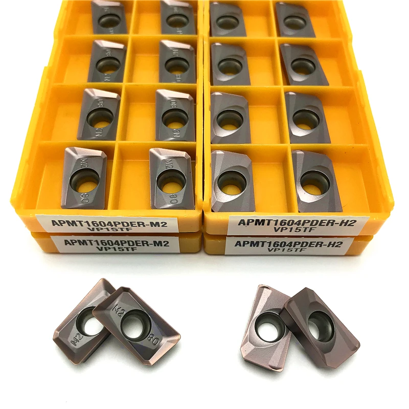 APMT1604 M2 APMT1604 inserti in metallo duro H2 utensili per fresatura e taglio intercambiabili utensili per tornitura CNC inserti per fresatura tornio