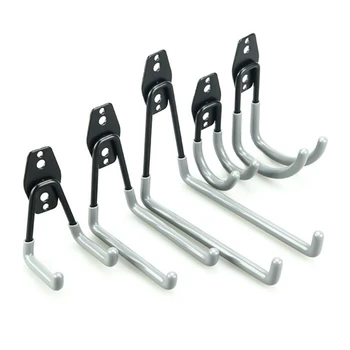 

Garage Hooks, Steel Garage Storage Hooks Utility Double Heavy Duty For Organizing Power Tools Ladders Bikes Bulk Items