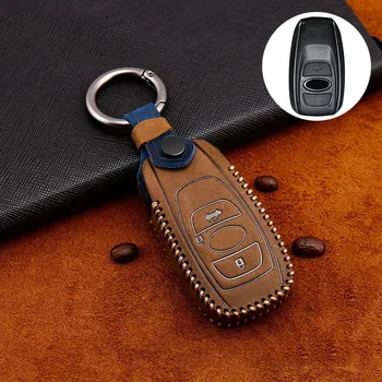 

Car Key Case Cover for Subaru XV BRZ Forester 2019 Legacy Outback Key Holder Auto Accessories Covers Keyring Keychain