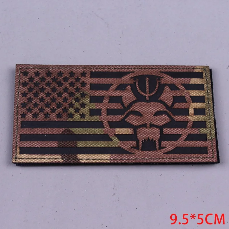 Prajna Hook&Loop Tactical Patches Armband Embroidered Army Badge For Clothing Bag Military Country Flag Hook Loop Applique DIY F - Цвет: 0038