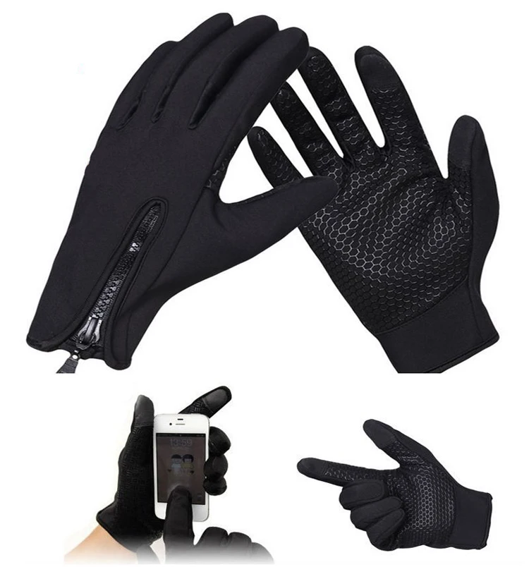 Мужские и женские водонепроницаемые спортивные перчатки с сенсорным экраном, армейские перчатки Tacticos Luva Windstopper