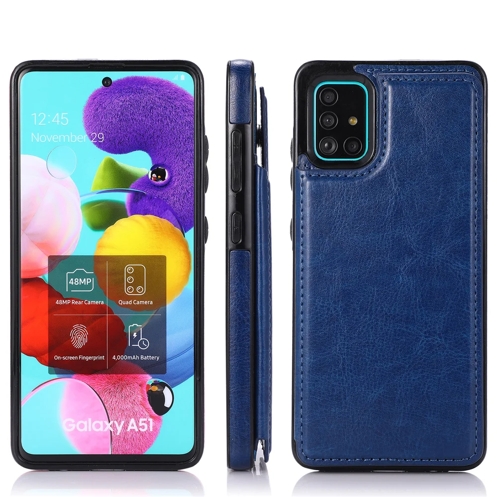 Flip Leather Cover For Samsung Galaxy A52 A72 A12 A32 A42 A51 A71 A21S A22 A82 A81 A91 A50 A40 A30 A20 S A10 E Cards Wallet Case silicone cover with s pen