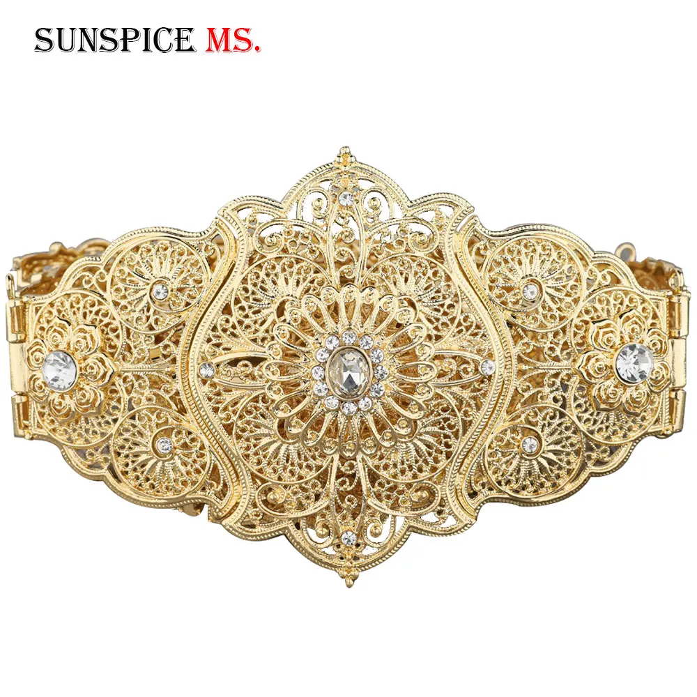 SUNSPICE-MS Morocco Этническая цепной ремень на талию ювелирные изделия для женщин Свадебные аксессуары закавказская цепь тела Регулируемая длина