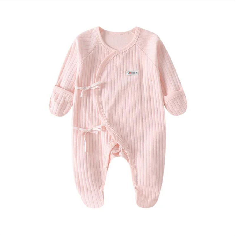 Newborn Baby Footies Cotton Baby Boys Footies For Kids Clothes Long