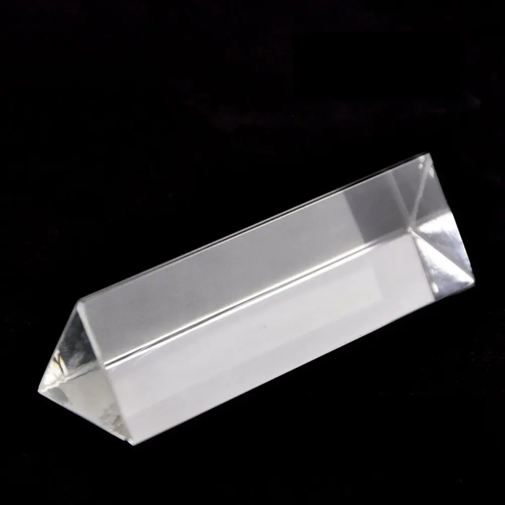 

Customize Optical Glass Prism for Children To See The Refraction of Large Photo Light In Seven-color Rainbow Science Experiment.