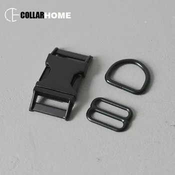 

100 sets metal buckle 25mm webbing clip clasp safety buckles D rings for DIY bag dog pet collar DIY handmade materials adjuster