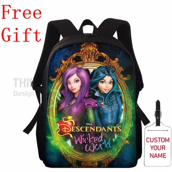 

Descendants School Bag School Backpack For Teenagers Boys Girls Student Travel Book Bag Schoolbags For Gifts Рюкзак Для Школы