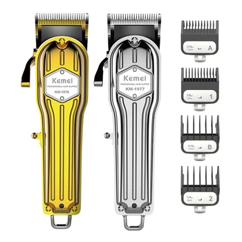 

Kemei Professional All Metal Hair Clipper Men Electric Hair Trimmer Pomade Hair Cutter Haircut Machine Barber shop beard shaver