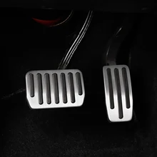 

For Model 3 Accessories Aluminum Alloy Accelerator Brake Rest Pedal Car Foot Pedal Pads Covers Three