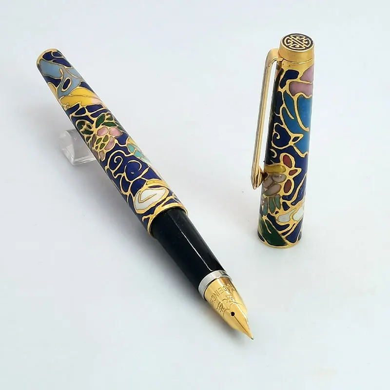 china visual melting point apparatus wrr China's Old Inventory Iridium Yong Sheng 320 Fountain Pen and Ball-Point Pen Cloisonne Pens In The 1990 s 1PCS