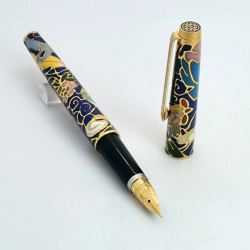 China's Old Inventory Iridium Yong Sheng Fountain Pen and Ball-Point Cloisonne Pens In The 1990 s 1PCS | Канцтовары для офиса