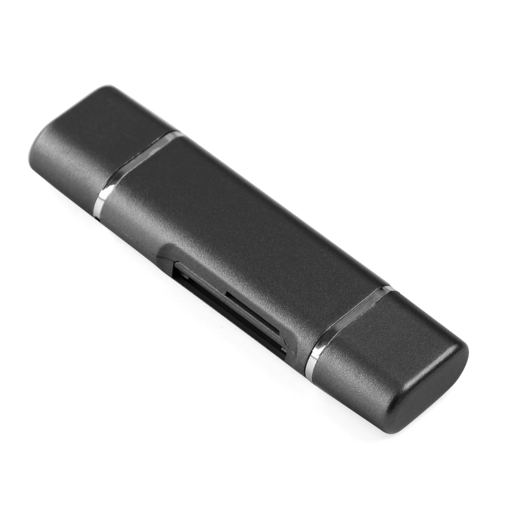 grey 5-в-1 Тип-C кард-ридер Тип Закрытая акционерная Компания C& USB 2,0 памяти информация распознаватель передачи данных смартфон высокоскоростной Портативный полезные - Цвет: grey