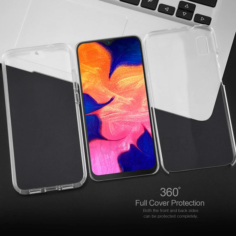 Для huawei P Smart Z плюс POT-LX1 FIG-LX1 INE-LX1 STK-LX1 Honor 10i HRY-LX1T двойной прозрачный чехол 360 градусов полное покрытие