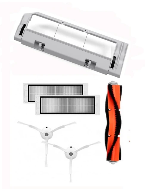 Vacuum Cleaner Accessories New Main brush Washable hepa filter side brush kit For Xiaomi Mi vacuum 1st 1S Robot Roborock S50 S51 S55 S6 T60 T61 T65 parts