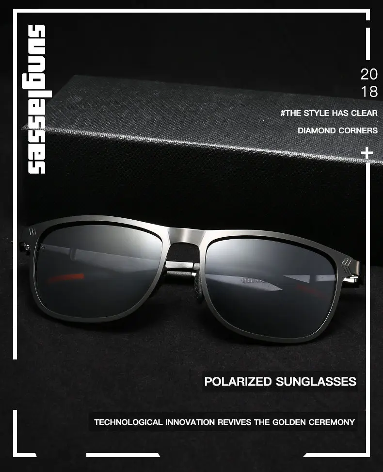 AIELBROP Potochromic Sunglasses Men Polarized Chameleon Glasses Male Change Color SunGlasses Day Night Vision Driving Eyewear
