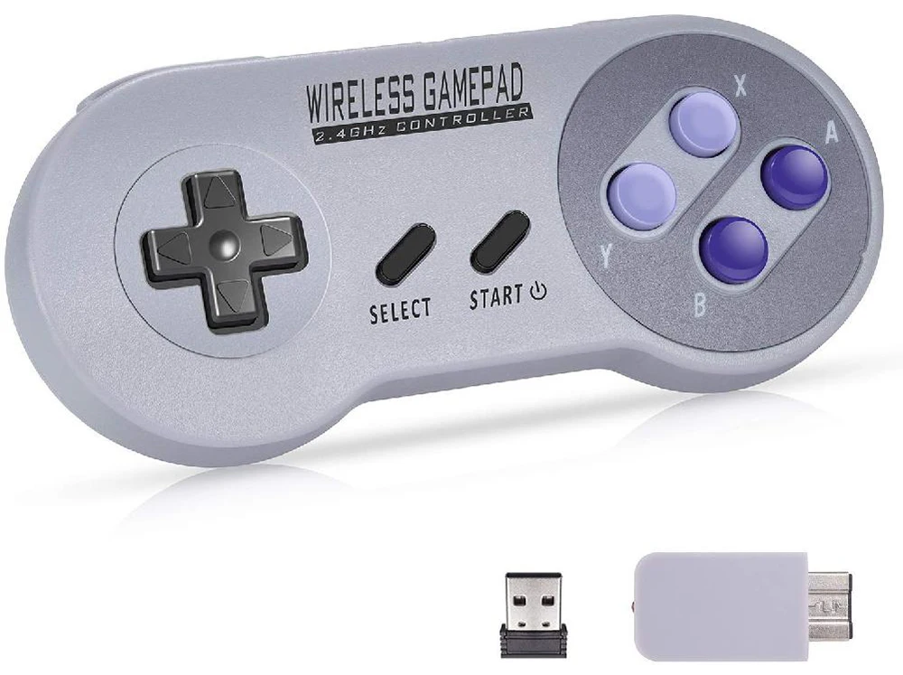 Беспроводные геймпады 2,4 ГГц джойстик Джойстик контроллер для SNES Super nintendo Classic MINI консоль удаленные Игровые колодки аксессуары