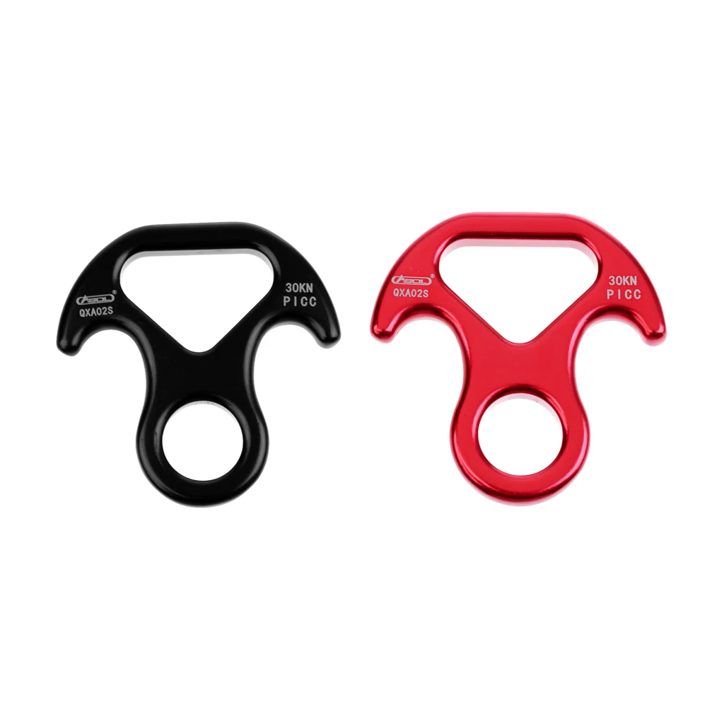 Mini Figure 8 Ring Rope Descender Belay Device Rappelling Rescue Gear Climbing Accessories