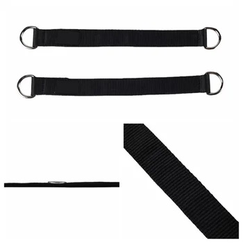

2 Pcs/Set Multifunction Ring Hanging Belt with Hook for Hanging Sandbag Pullup Rope Fitness Equipment Accessories NEW!