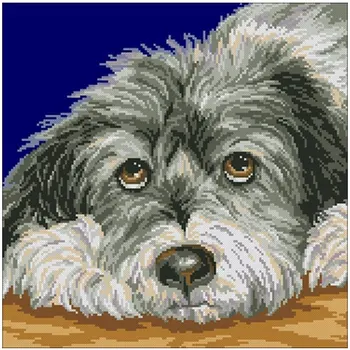 

Sullen dog patterns Counted Cross Stitch 11CT 14CT DIY Chinese Cross Stitch Kits Embroidery Needlework Sets