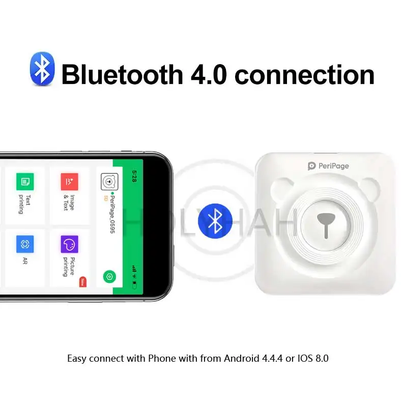 Peripage A6 304 точек/дюйм Мини карманный принтер bluetooth термографические принтеры