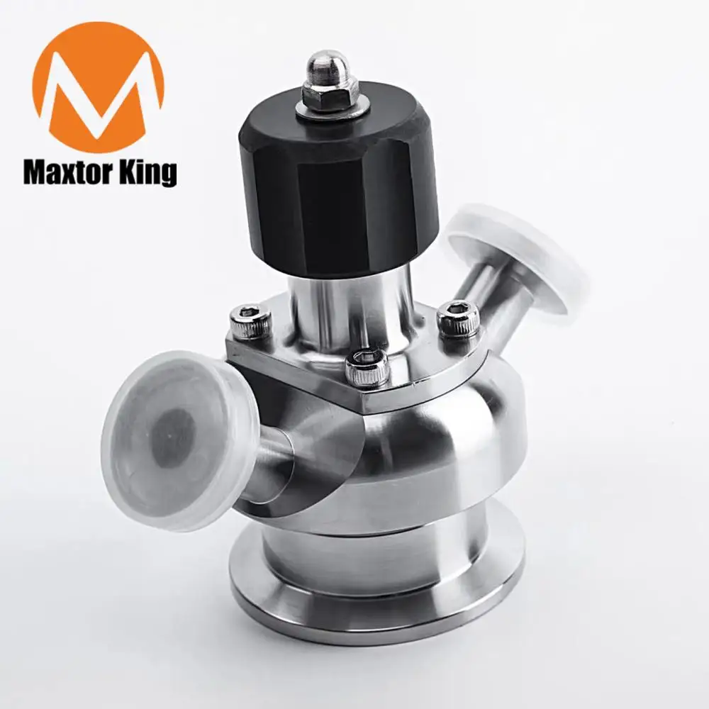 

MK 316 Stainless Steel Sanitary Sterile Sampling Valve 50.5mm 25.4mm Ferrule OD Fit 1/2" 1.5" Tri Clamp