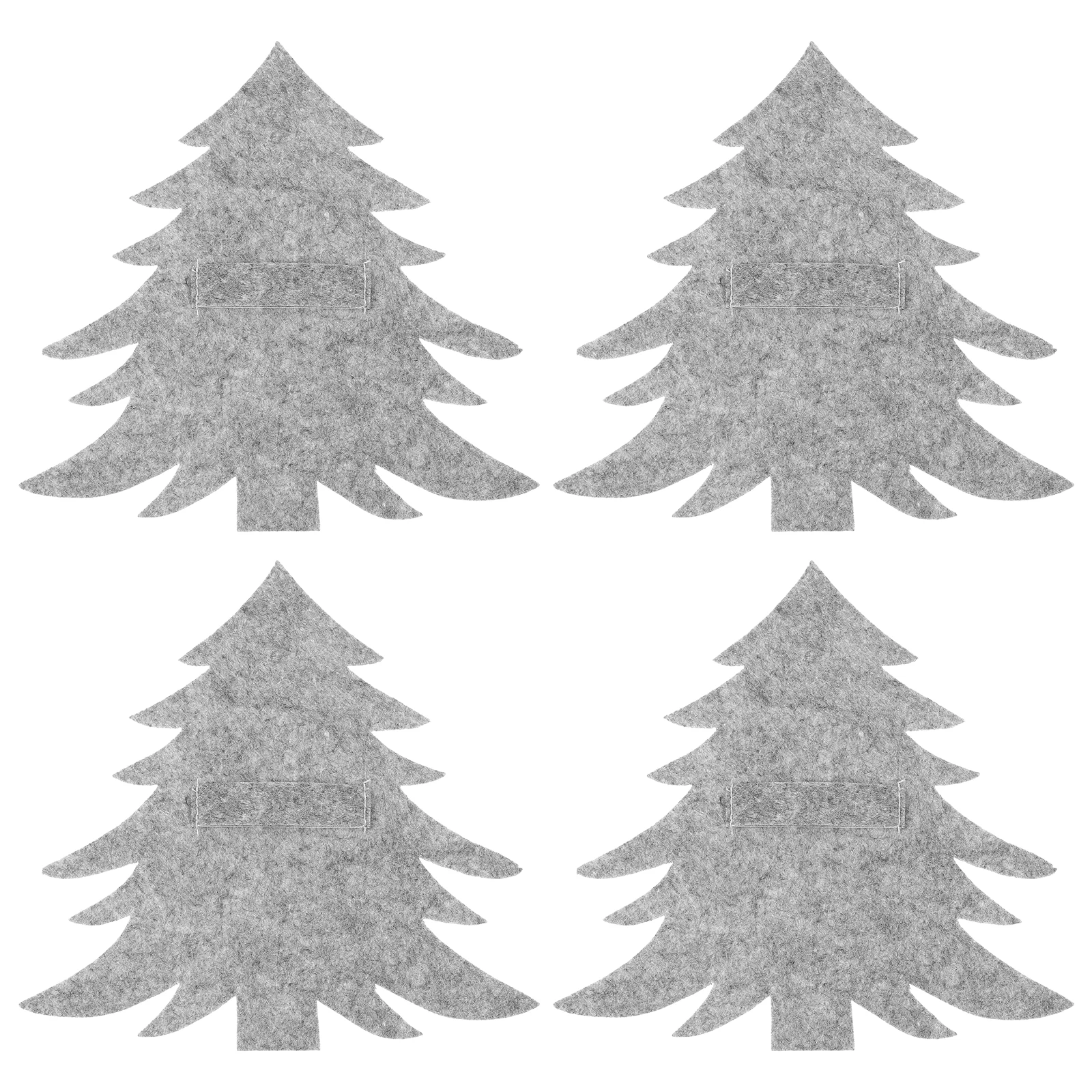 4PCS Christmas Tree Cutter Fork Bag Tableware Practical Cover tabletop party dinner decoration | Дом и сад