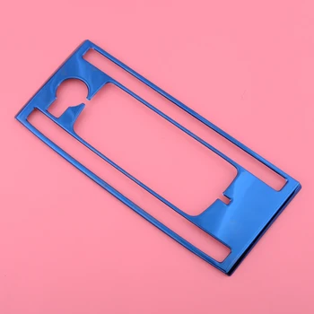 

Inner Blue Stainless Steel Center CD Panel Console Cover Trim Frame Car styling Fit For Honda Accord 2013 2014 2015 2016 2017