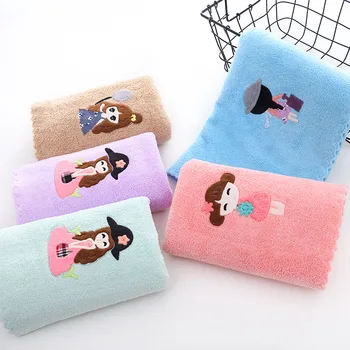 

3PCS Velvet Baby Cotton Feeding Towel Children Printed Handkerchief Cotton Feeding Towel