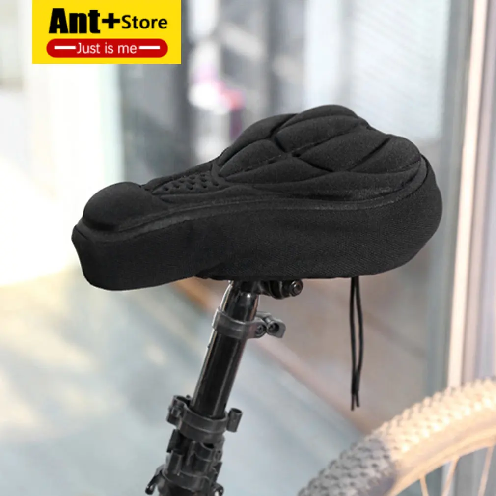 YUIO Thick Cycling Bicycle EVA Pad Seat Saddle Cover Soft Bike Cushion Pad With Anti-slipping Lining With Adjustable Drawstring blue