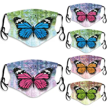 

1PCS Summer Fashion Cycling maska Printing Adjustable Windproof Ear Loops Washable Reusable Cover Face Mask Toiletry Kits#Z35