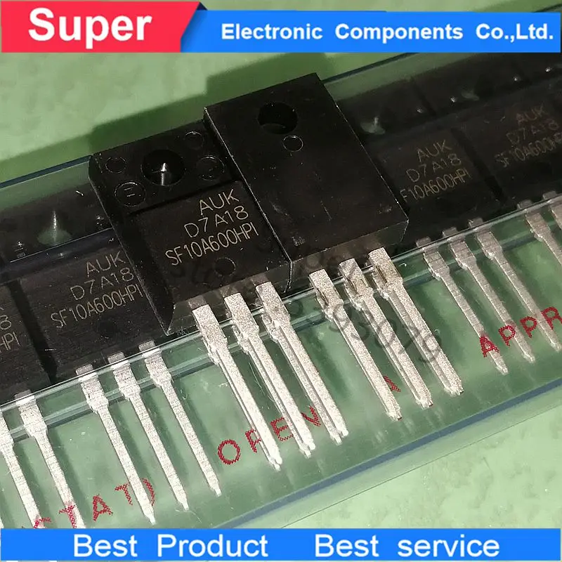 10 unids/lote SF10A600HPI SF10A600H TO-220F-3 транзистор для диодов nuevo 10A600V