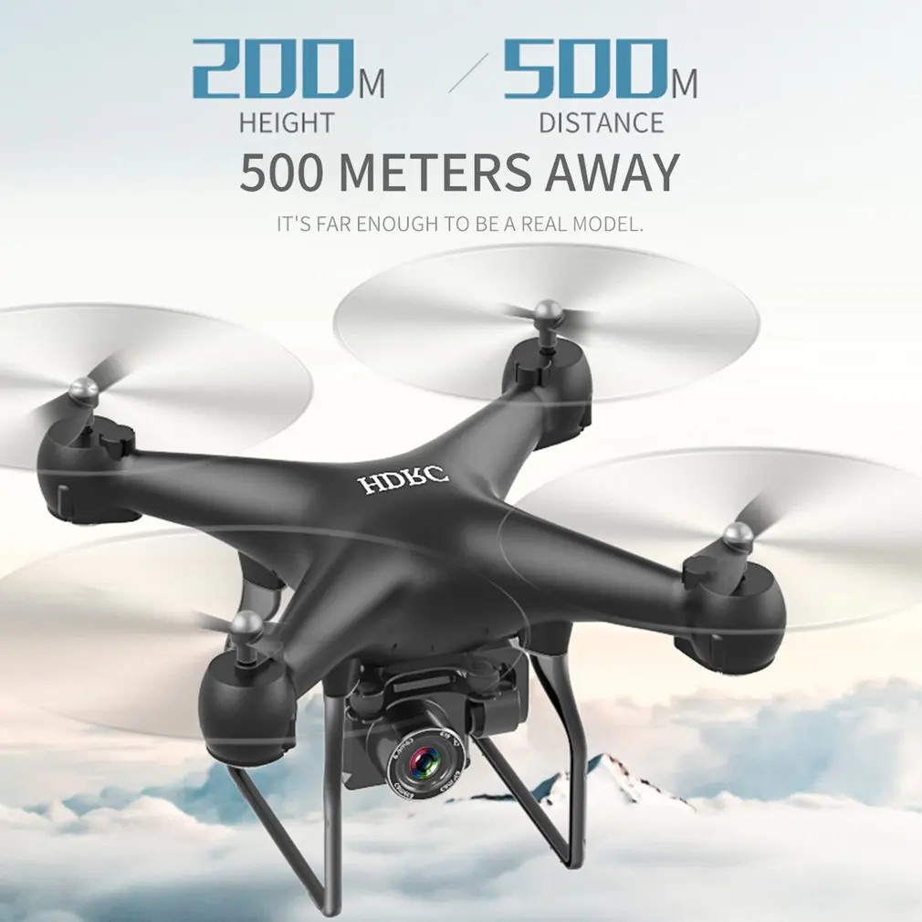 H12 Радиоуправляемый Дрон с 30 Вт/500 Вт/4 к HD камерой светодиодный светильник Безголовый режим 3D флип FPV RC вертолет самолет игрушки дистанционного управления