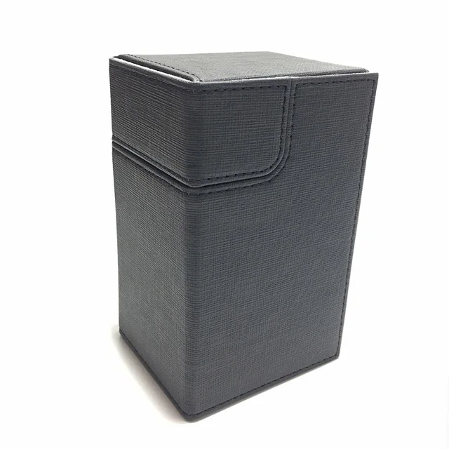 Коробка для карт среднего размера колода коробка для колоды для волшебных карточки для настольных игр: черный цвет хороший - Color: Black
