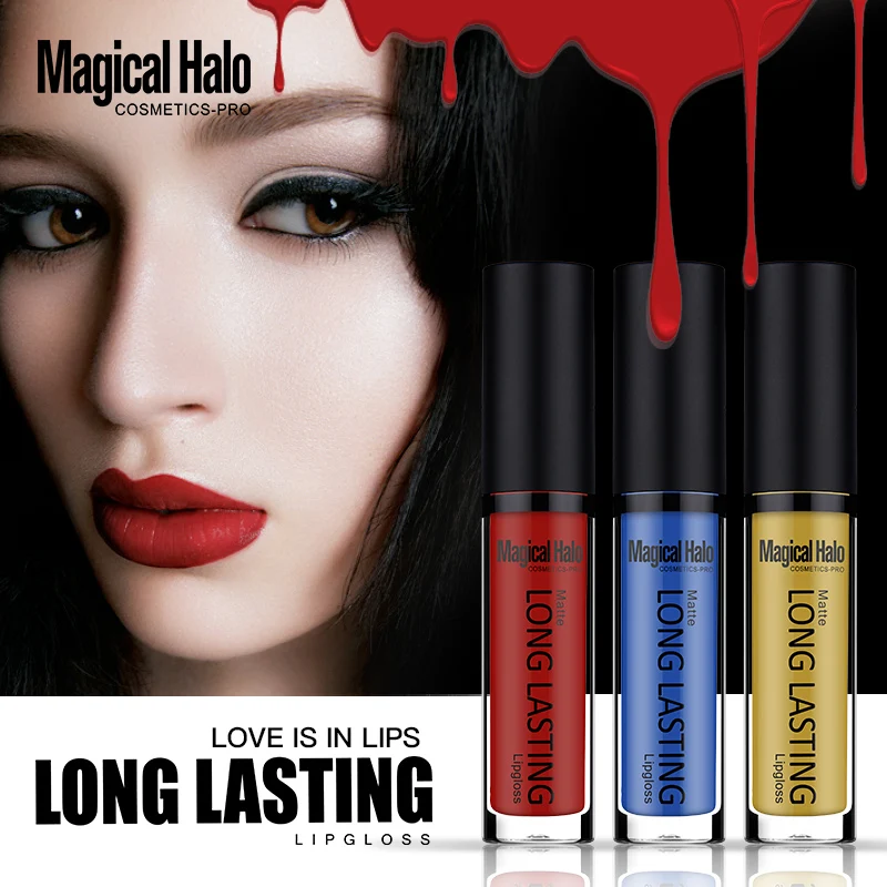 

Matte Long Lasting Waterproof Lipgloss Moisturizing Nude Tint Mate Women Korean Make up 38 Colors Wholesale Lip Gloss Makeup