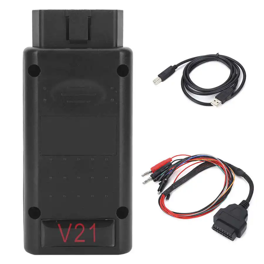 MPPS V21 основной + трехколесный многозагрузный кабель ECU чип-тюнинг сканер для