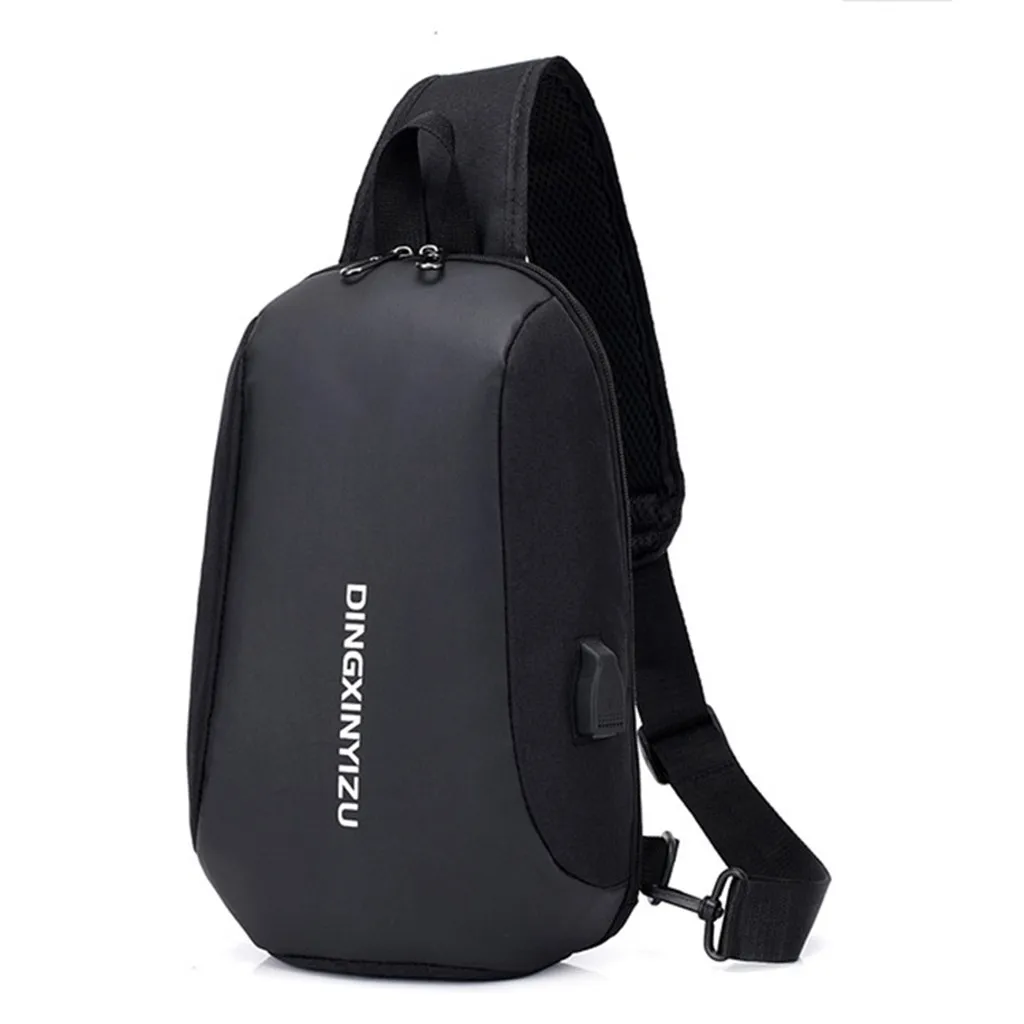 

2019 New Multifunction Crossbody Bag for Men Anti-theft Shoulder Messenger Bags Male Waterproof Short Trip Chest Bag Pack